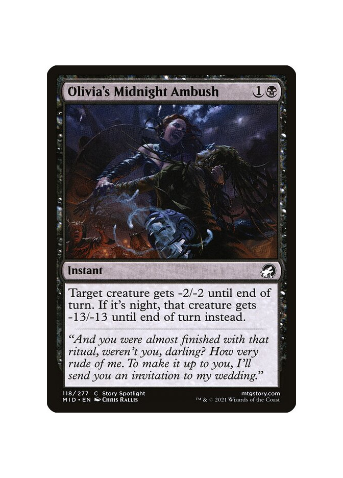 Olivia's Midnight Ambush - Foil