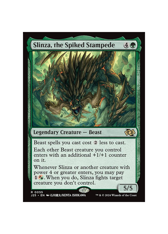 Slinza, the Spiked Stampede