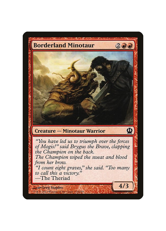 Borderland Minotaur - Foil