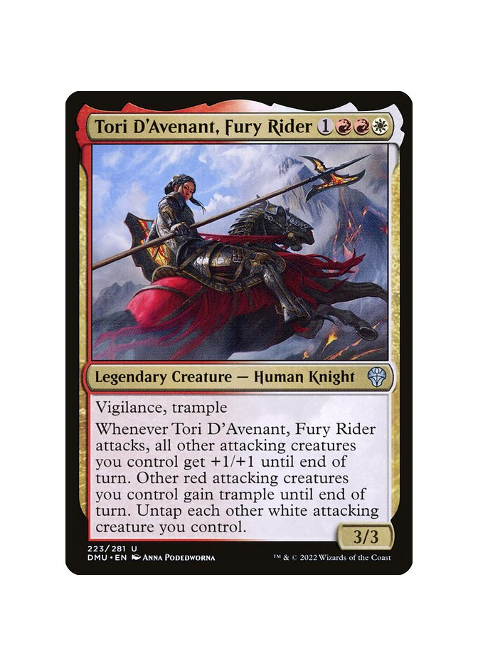 Tori D'Avenant, Fury Rider