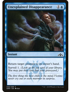 Unexplained Disappearance