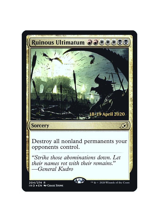 Ruinous Ultimatum - Foil