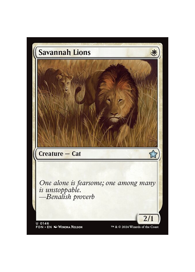 Savannah Lions - Foil