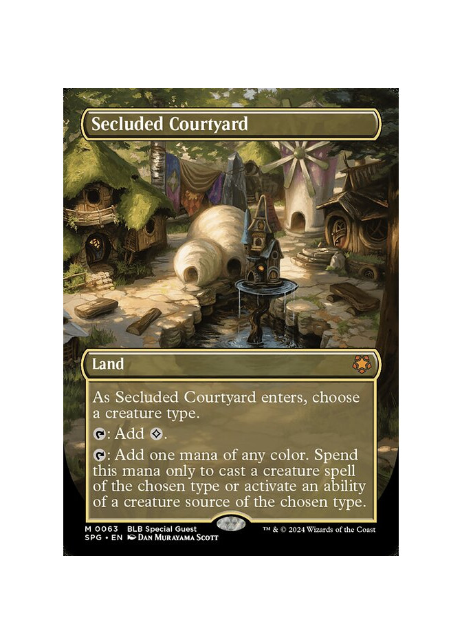 Secluded Courtyard - Foil