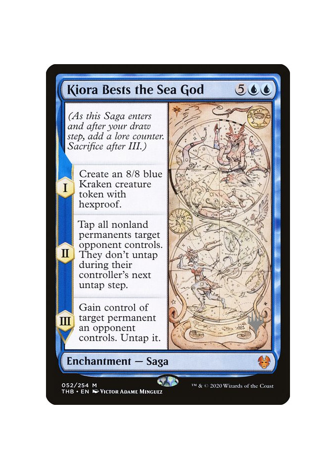 Kiora Bests the Sea God - Foil