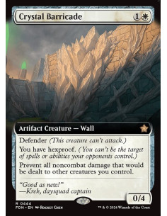 Crystal Barricade - Foil