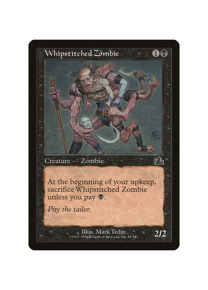 Whipstitched Zombie - Foil