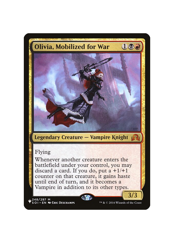 Olivia, Mobilized for War