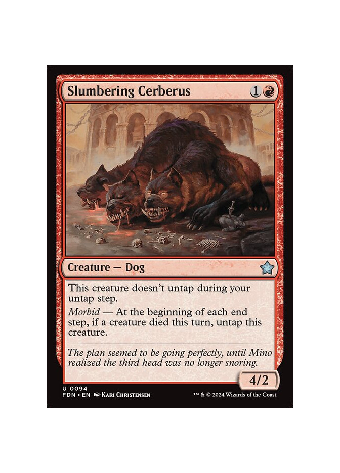 Slumbering Cerberus