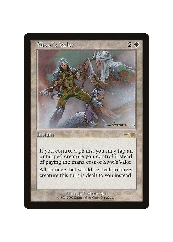 Sivvi's Valor - Foil