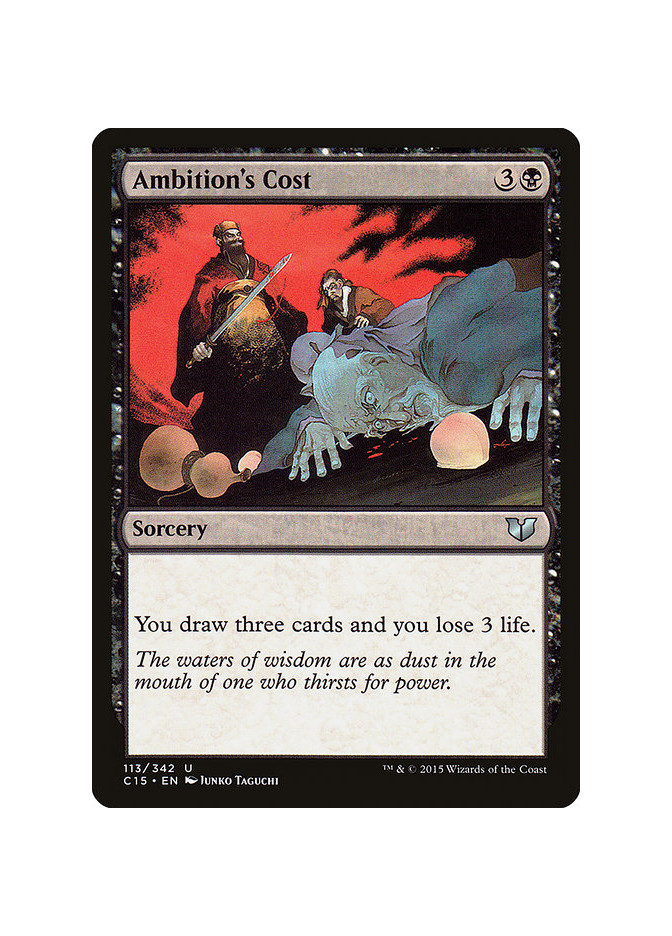 Ambition's Cost