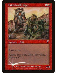 Sabretooth Tiger - Foil