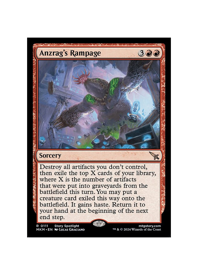 Anzrag's Rampage - Foil