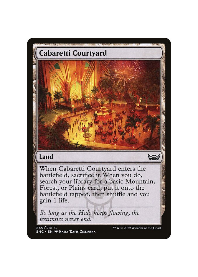 Cabaretti Courtyard - Foil