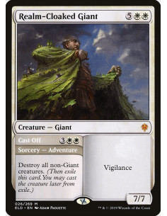 Realm-Cloaked Giant // Cast Off