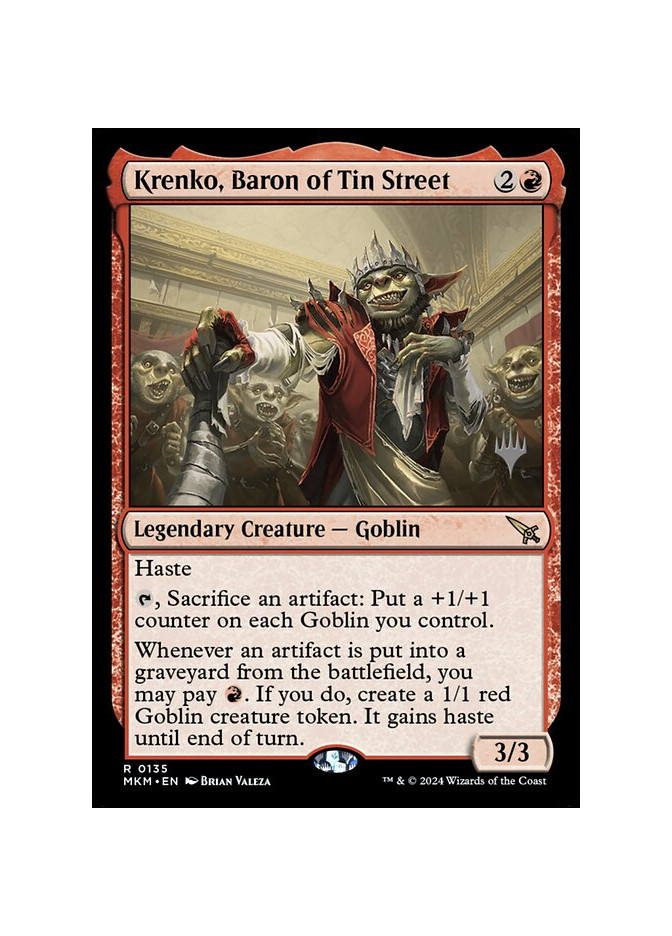 Krenko, Baron of Tin Street - Foil