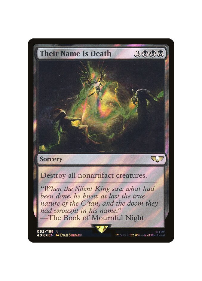 Their Name Is Death - Foil