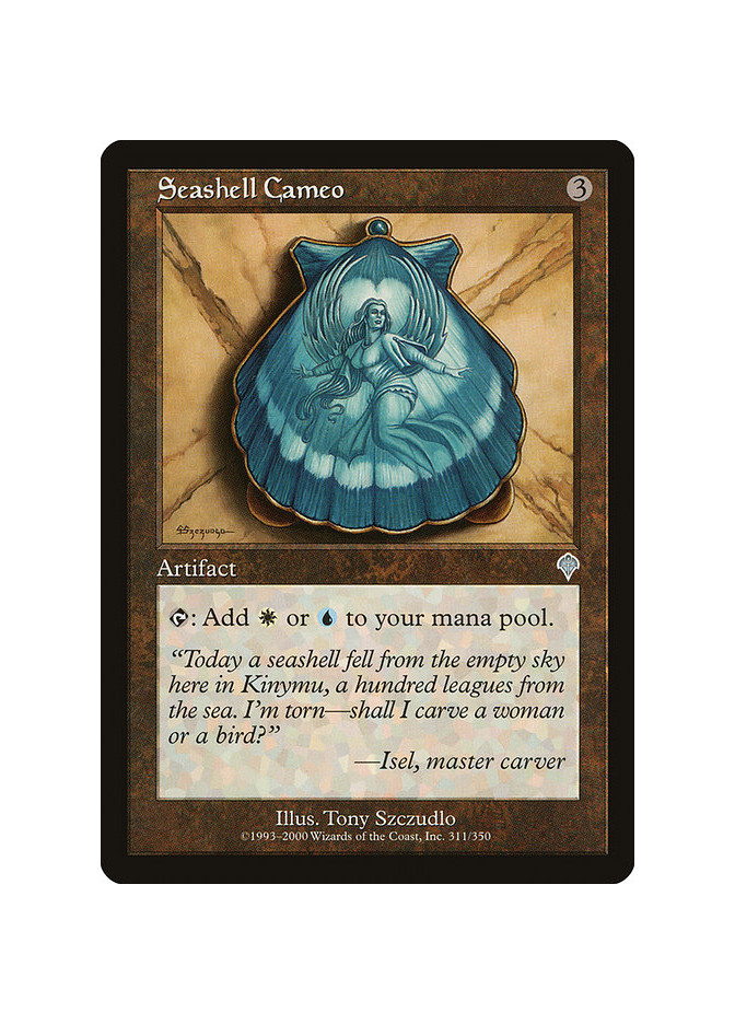 Seashell Cameo - Foil