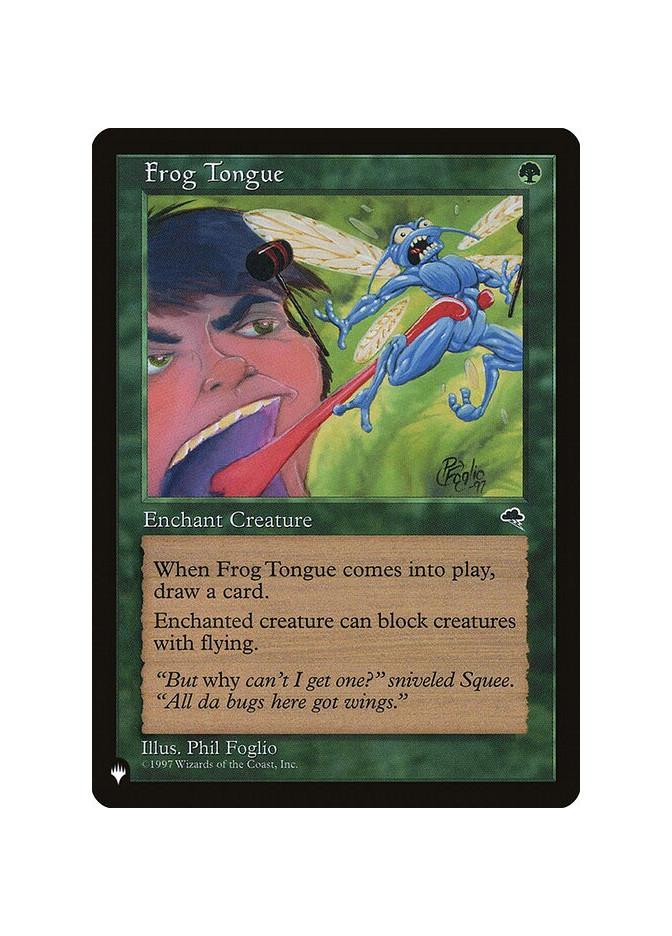 Frog Tongue