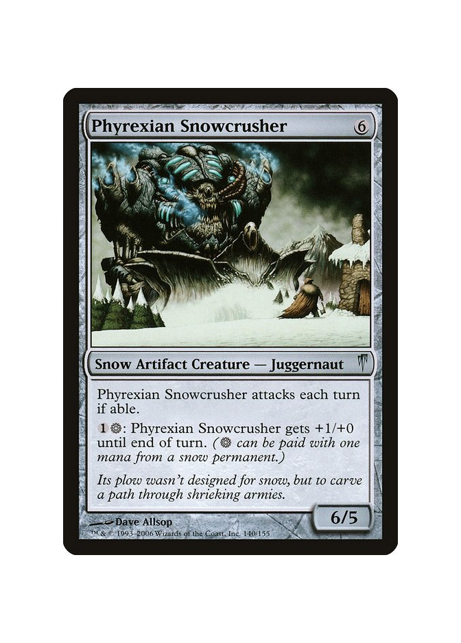Phyrexian Snowcrusher - Foil