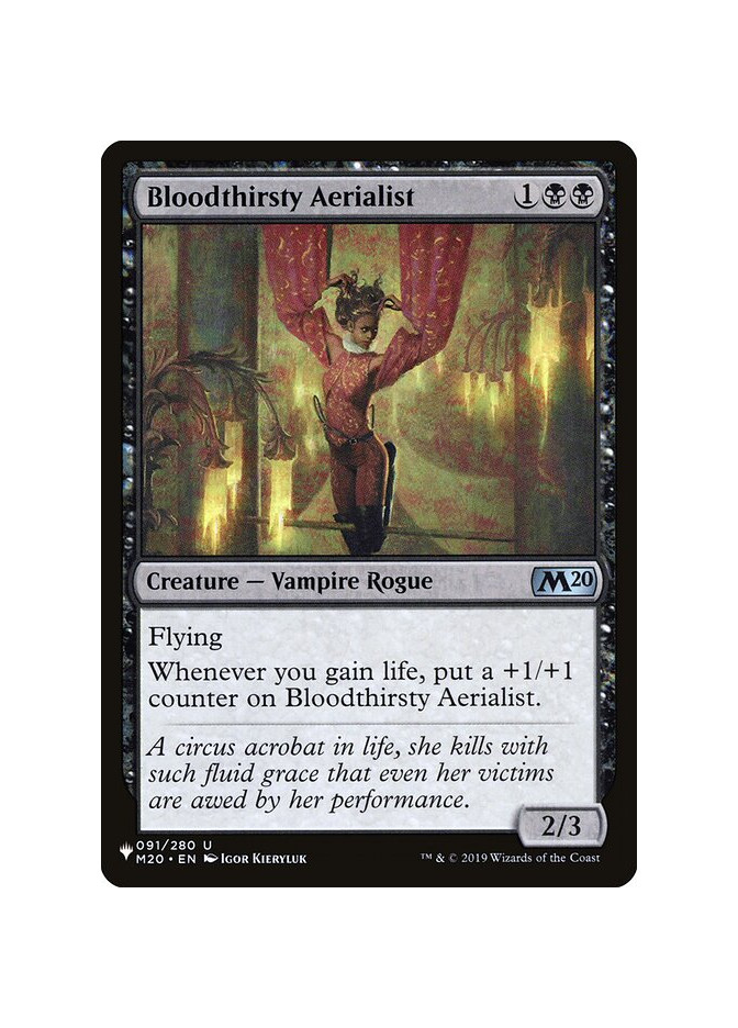 Bloodthirsty Aerialist