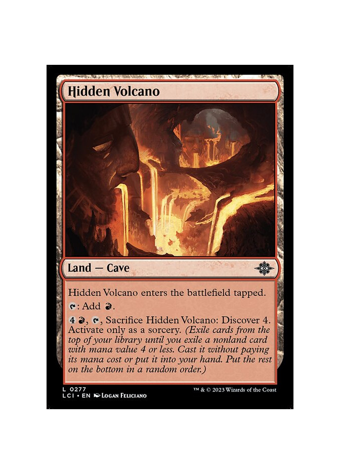 Hidden Volcano - Foil
