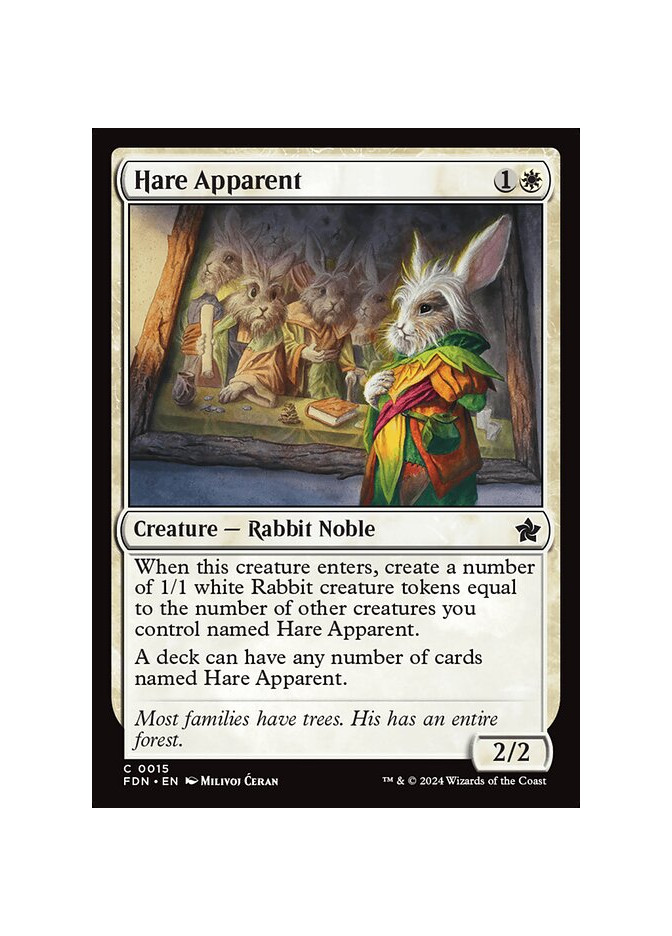 Hare Apparent - Foil