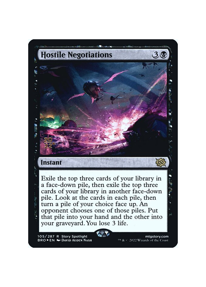 Hostile Negotiations - Foil