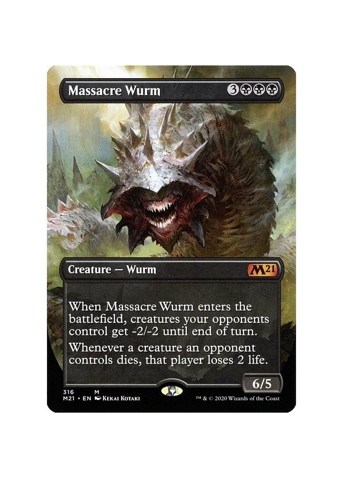 Massacre Wurm - Foil