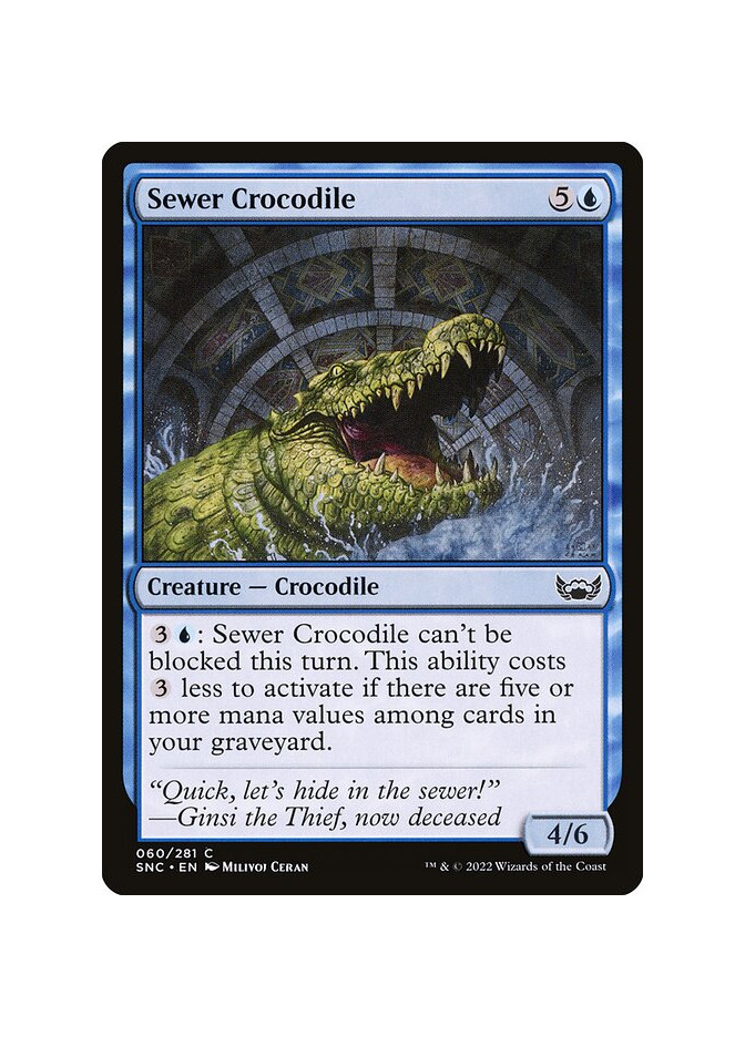 Sewer Crocodile - Foil