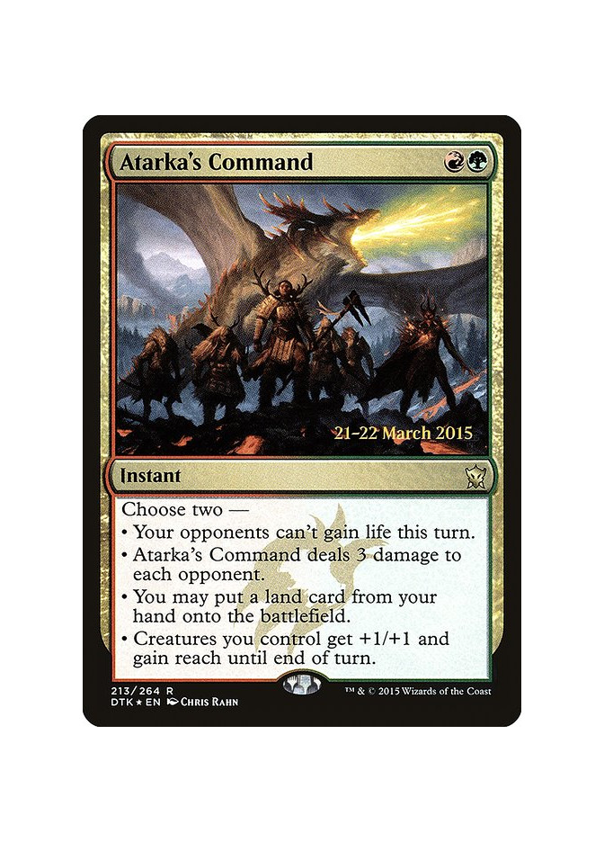 Atarka's Command - Foil