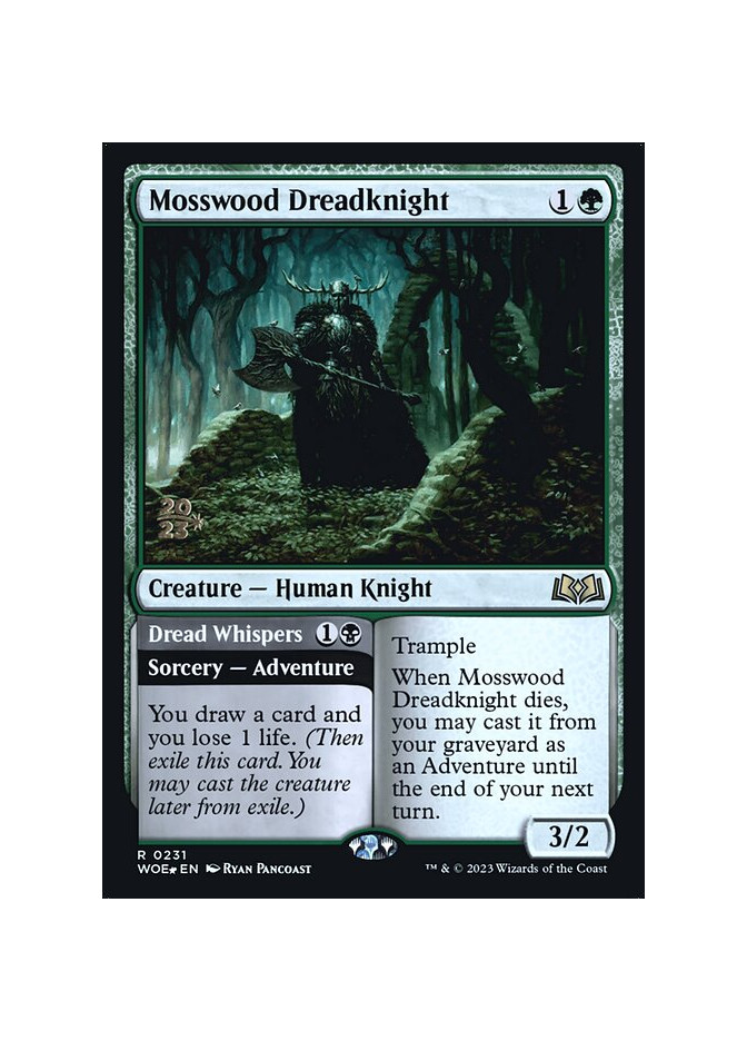 Mosswood Dreadknight // Dread Whispers - Foil