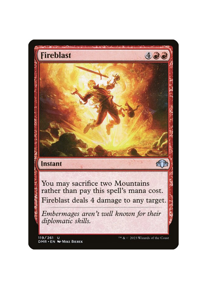 Fireblast - Foil