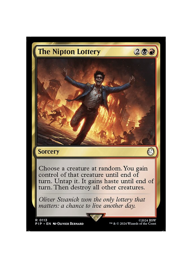 The Nipton Lottery - Foil