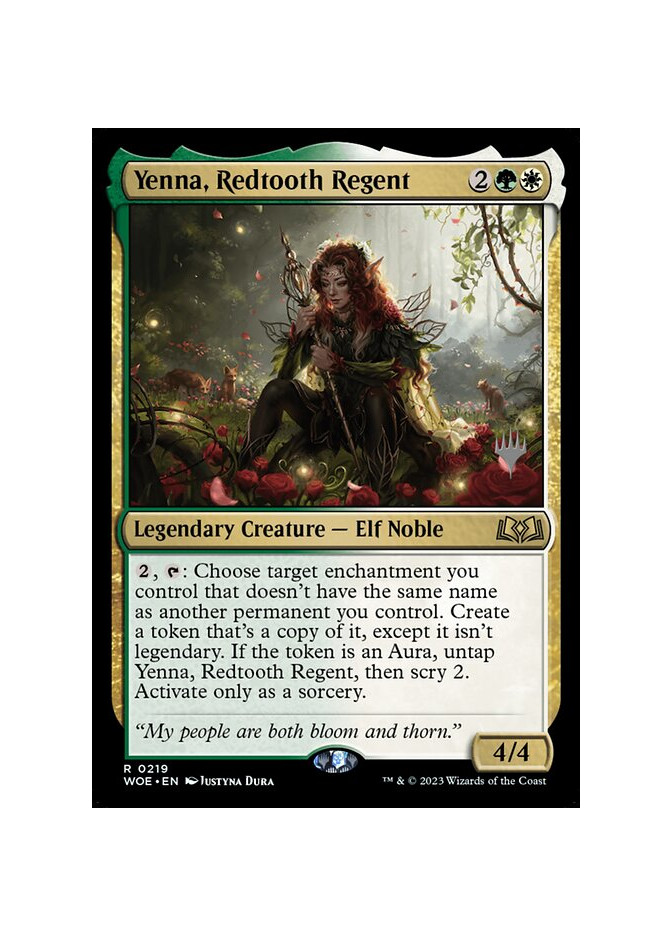 Yenna, Redtooth Regent