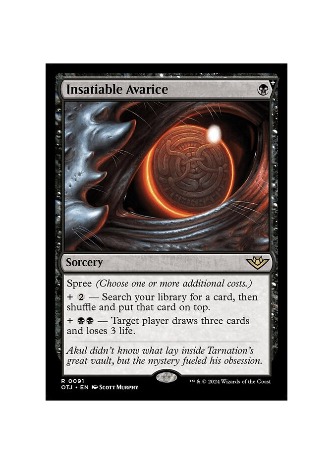 Insatiable Avarice - Foil