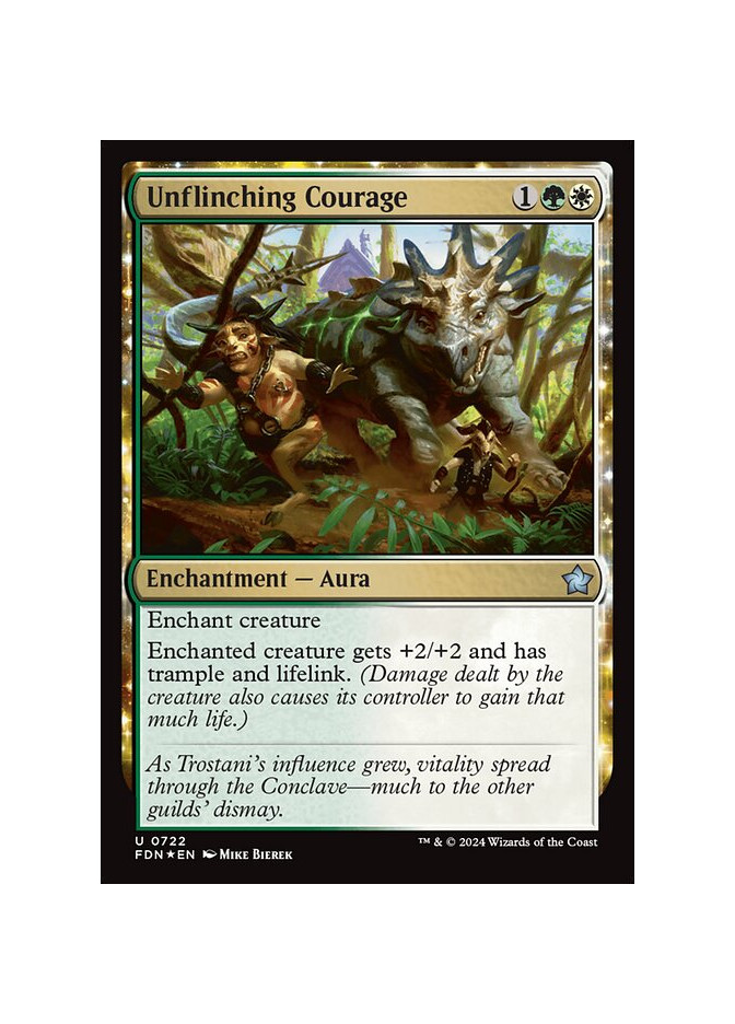 Unflinching Courage - Foil