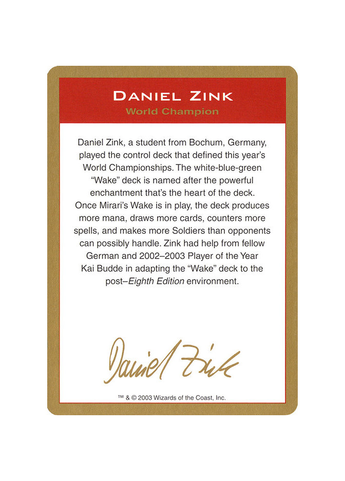 Daniel Zink Bio