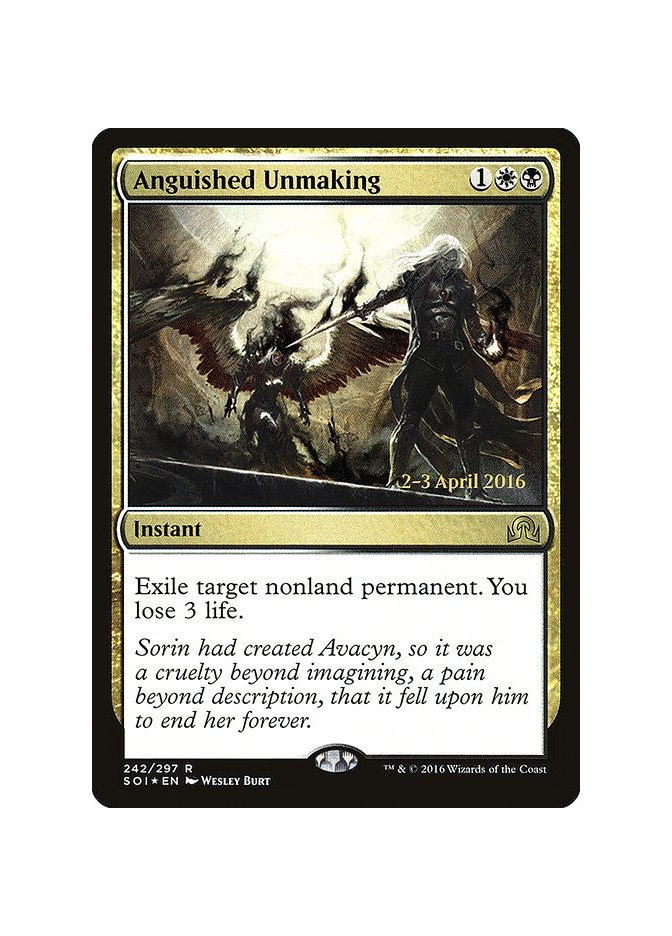 Anguished Unmaking - Foil