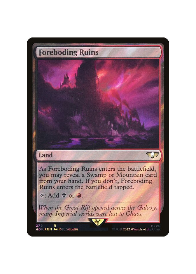 Foreboding Ruins - Foil