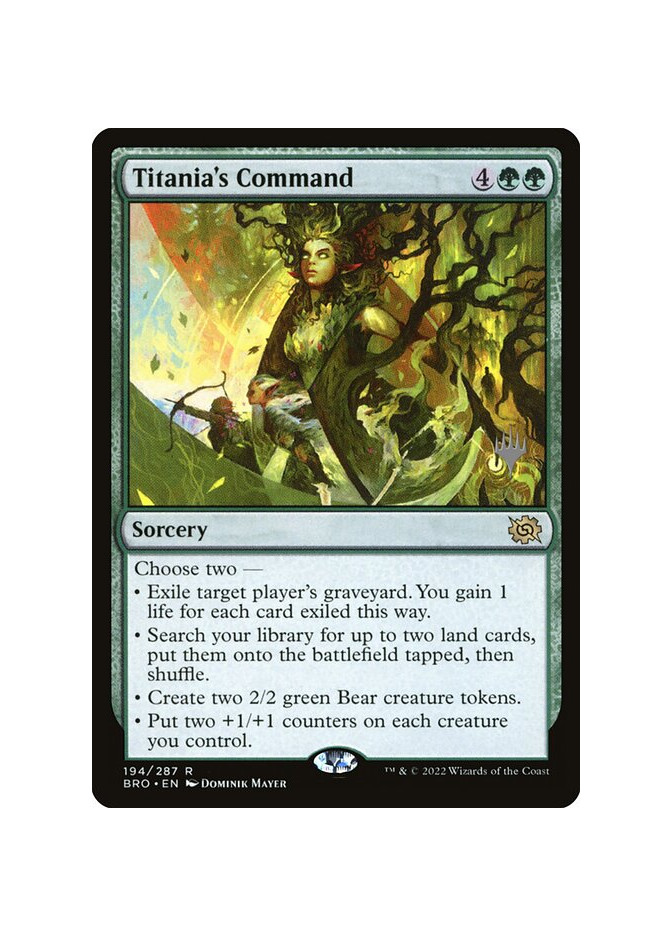Titania's Command - Foil