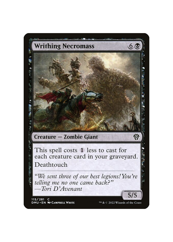 Writhing Necromass - Foil