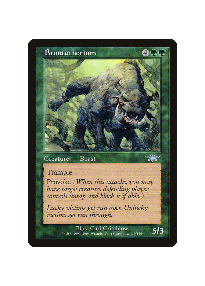 Brontotherium - Foil