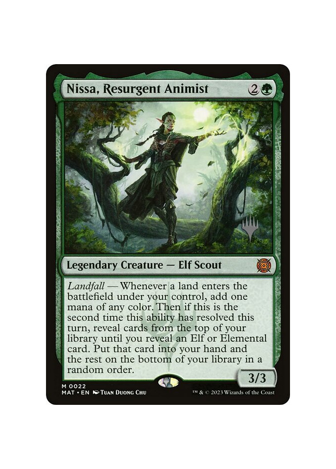 Nissa, Resurgent Animist - Foil