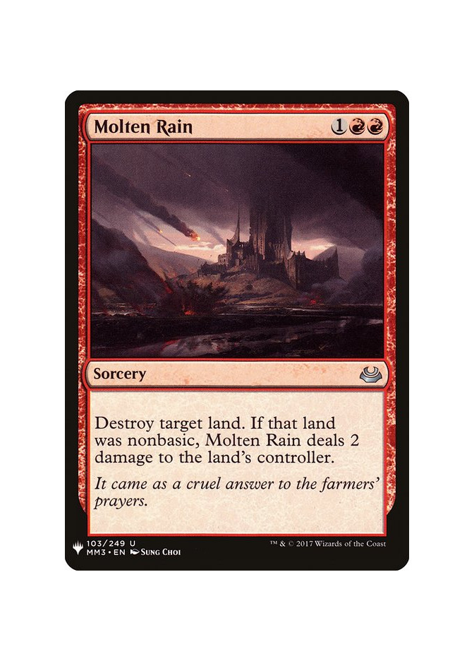 Molten Rain