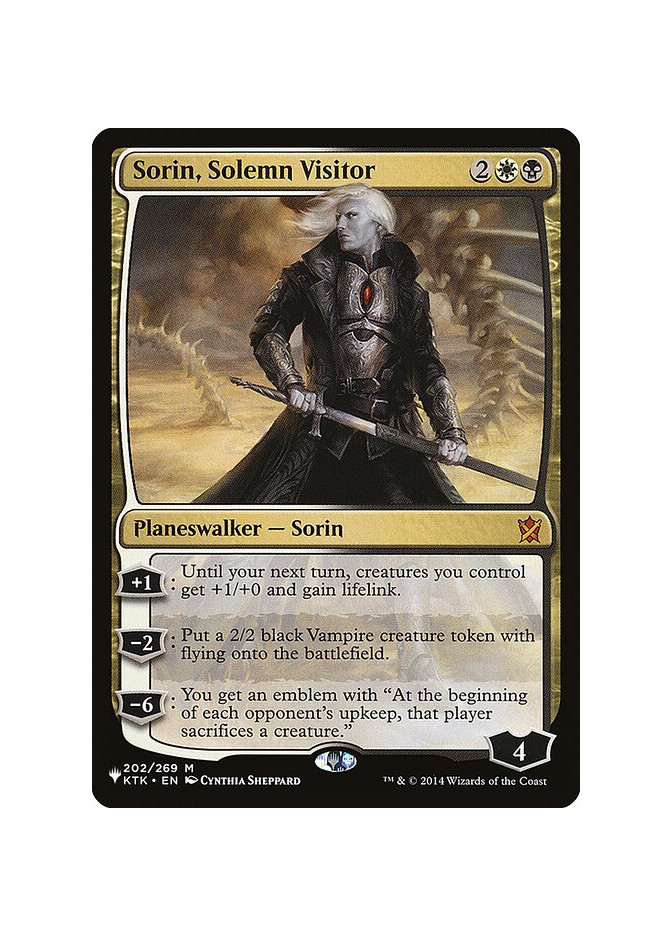 Sorin, Solemn Visitor
