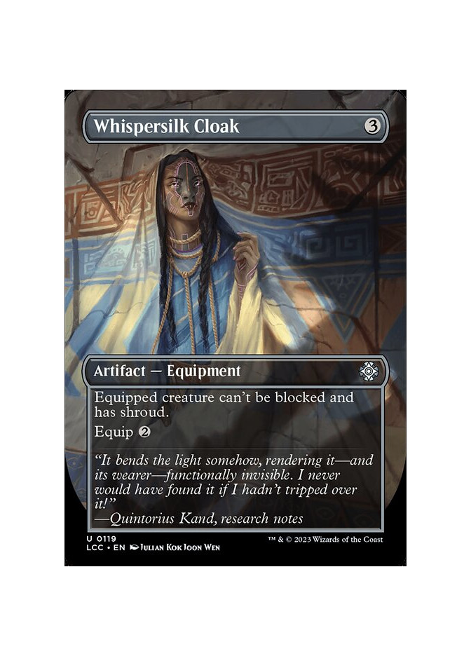 Whispersilk Cloak - Foil