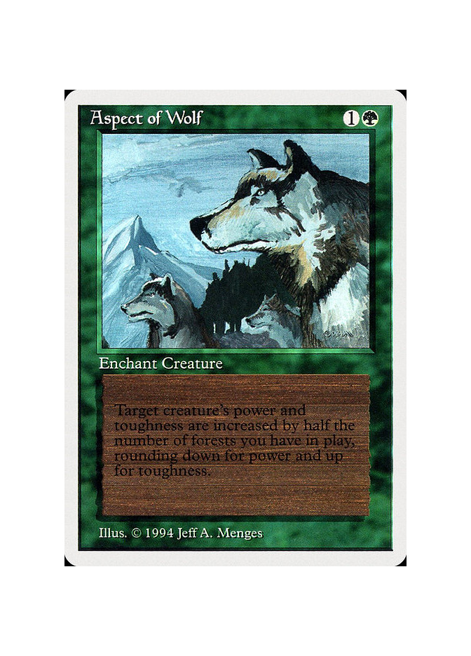 Aspect of Wolf