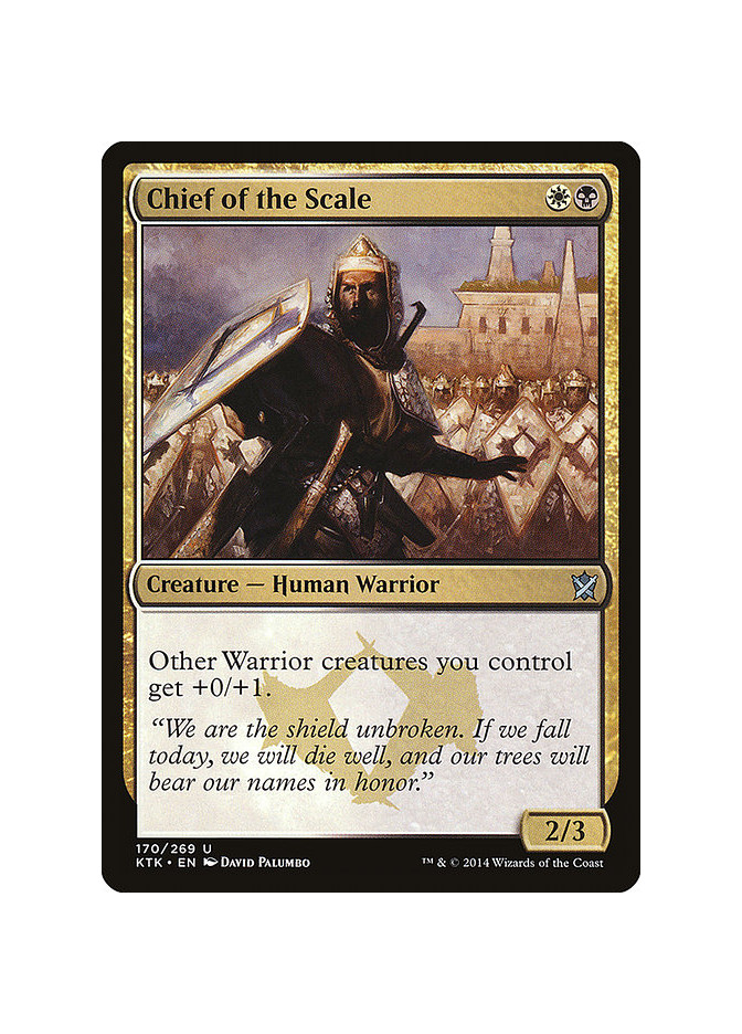 Chief of the Scale - Foil