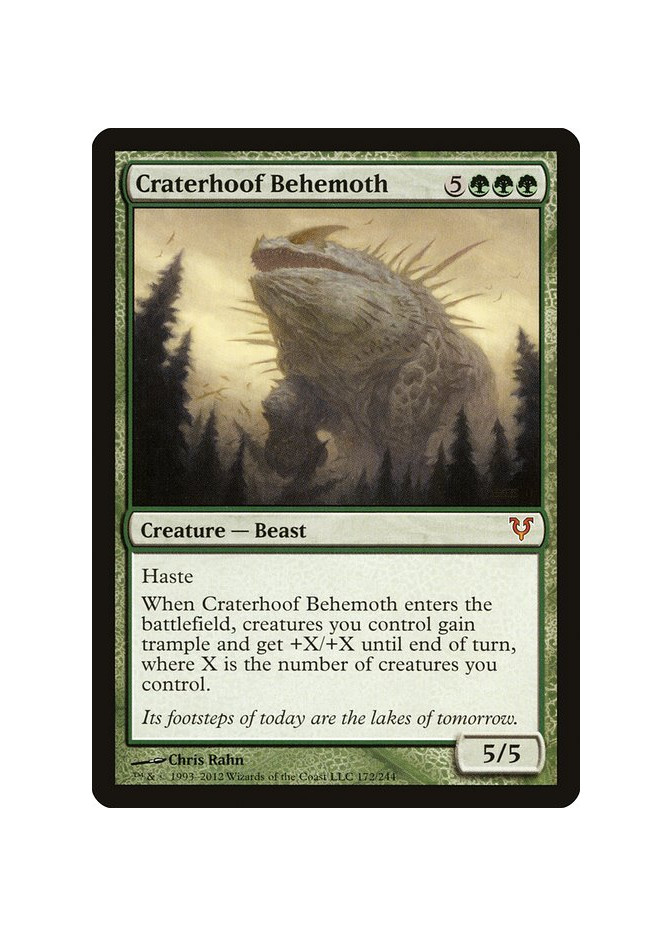 Craterhoof Behemoth - Foil